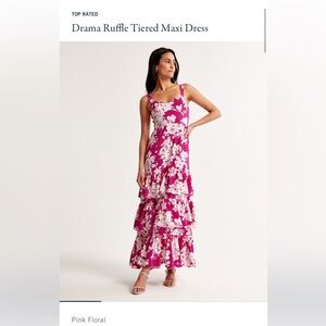 Abercrombie Drama Ruffled Tiered Maxi Dress